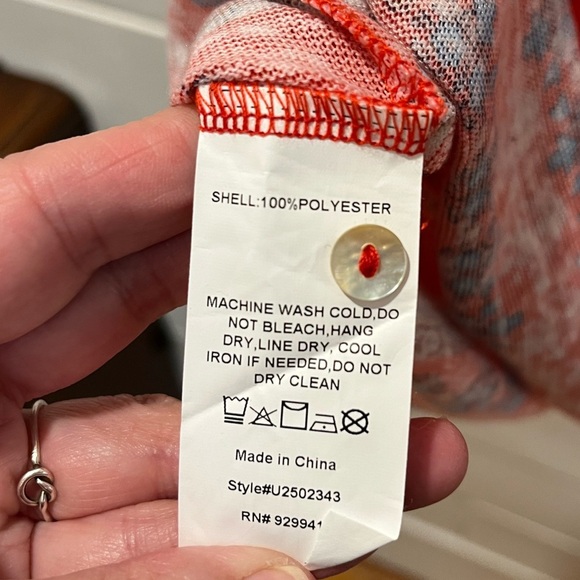 SUZANNE BETRO Weekend Boho Floral Sleeveless Top – Size 1X - Picture 5 of 7